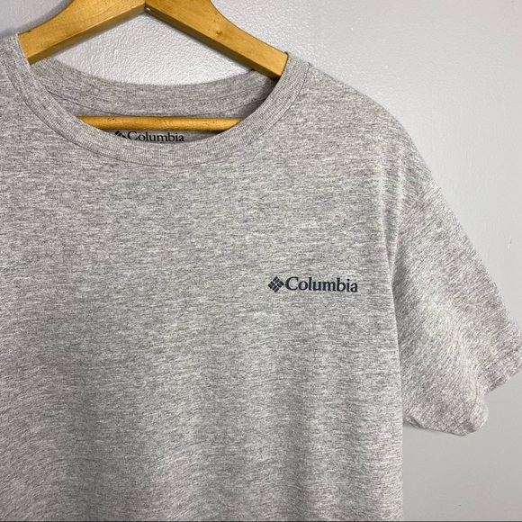 COLUMBIA Gray Short Sleeve Graphic Tee - Picture 2 of 5